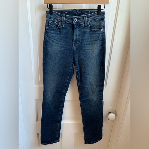 Ag Adriano Goldschmied Denim - AG Adriano Goldschmied Mari High-Rise Straight Jeans Size 25